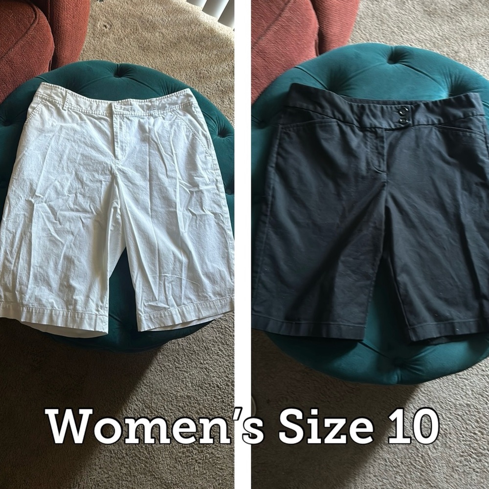 Women’s Bermuda Shorts, Sz 10